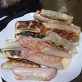 なーさん's cooksnap of when they made 餃子の皮アレンジ☻アスパラ肉巻き.