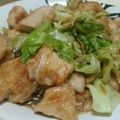 ＳママＳ's cooksnap of when they made 柔らか～い鶏胸とキャベツのはちみつ生姜焼.