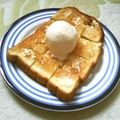 えれぼん's cooksnap of when they made ハニートースト＋アイス.
