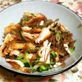 うさうさまろん's cooksnap of when they made きくらげ・糸蒟蒻と炙りうす揚げの酢の物♪.