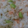 料理作造's cooksnap of when they made 枝豆と塩鮭の混ぜごはん.