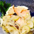 たますけこじ's cooksnap of when they made レモンたっぷり☆サーモンの南蛮漬け.