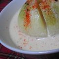 あやこ６１'s cooksnap of when they made たまねぎまるごと豆乳スープ.