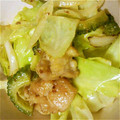 tan398's cooksnap of when they made 鶏肉のゴーヤとキャベツのカレーマヨ炒め♪.
