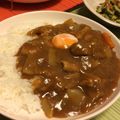 taninatsu's cooksnap of when they made もつ煮込みの材料でモツ✩カレー.
