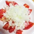 ロケット団's cooksnap of when they made さっぱりトマトの玉ねぎのせサラダ.