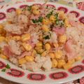 rie-tin's cooksnap of when they made 簡単ランチに♪コーン焼き飯.