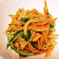 ぴぃー子's cooksnap of when they made キュウリとニンジンのバルサミコサラダ.