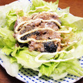 YUKIKI☆'s cooksnap of when they made 鯖の缶詰とレタスの焼肉のタレマヨサラダ.