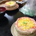 天パパ's cooksnap of when they made カニカマ5本とあるもので✿簡単押し寿司✿.