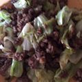 月見バーガー's cooksnap of when they made 合挽き肉キャベツのカレートマトチーズ炒め.