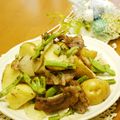 るるおか's cooksnap of when they made カリカリハーブ豚と新じゃがの温サラダ.