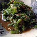 NachoLibre's cooksnap of when they made 万願寺唐辛子の味噌炒め.