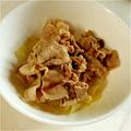 蓮と裕's cooksnap of when they made 豚しゃぶの甘醤油和え　キャベツとともに♡.