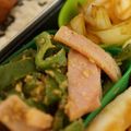 かすてら１２'s cooksnap of when they made お弁当に♡ピーマンとハムのごまあえ.
