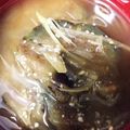 garden34's cooksnap of when they made 茄子とみょうがのお味噌汁.