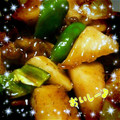 しゃーろっく's cooksnap of when they made 豚こまと長芋の黒酢酢豚.