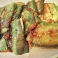 櫻音's cooksnap of when they made 簡単★挟んで焼くだけ茄子ベーコン！.