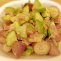 appleyuko's cooksnap of when they made 簡単☆ズッキーニと茄子の香り塩炒め.