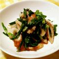あ～ちゃんさ～ちゃん's cooksnap of when they made ニラとちくわの酢味噌和え.