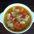 ＊はちおさん＊'s cooksnap of when they made 新玉葱とベーコンとトマトのスープ.