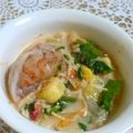 youich's cooksnap of when they made タイ風★海老と野菜のココナッツミルク炒め.