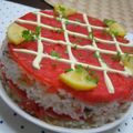 きゅうりのぬかづけ's cooksnap of when they made ケーキみたい☆サーモンのお寿司.