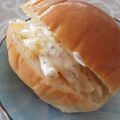 ｺｱﾗ's cooksnap of when they made たくあんで簡単美味しい♡サラダパン.