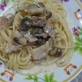 ｺｱﾗ's cooksnap of when they made ほたて♡ベーコン♡きのこのパスタ♪.