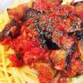 denkororin's cooksnap of when they made ツナとシソの簡単トマトパスタ.
