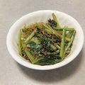 hocho's cooksnap of when they made 小松菜とじゃこの炒め物.