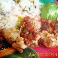 ninajamie's cooksnap of when they made たこのから揚げ　大葉衣で.