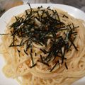 ブタちゃんのあんこ's cooksnap of when they made ちょっと加熱で明太子スパゲティ.
