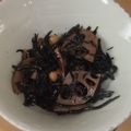 きらり流れ星's cooksnap of when they made レンコンとひじきの炒め煮.