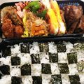 すみッコぐらし's cooksnap of when they made 市松柄（ブロックチェック）海苔弁.