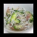 chobirio's cooksnap of when they made みょうがとしらすのごま塩あえ.