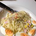 Miaaaaaaam's cooksnap of when they made 水切りヨーグルトで❤簡単ヘルシーパスタ.