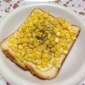 mario大好き's cooksnap of when they made コーンとマヨネーズのトースト.