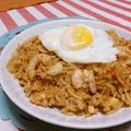 赤い電話's cooksnap of when they made そばめしならぬ♔ナシミーゴレン❤.