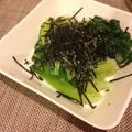 Yummy☆☆☆'s cooksnap of when they made チンゲン菜のおひたし.