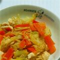 のしのし怪獣's cooksnap of when they made とろりん味噌♪キャベツとエノキの蒸し炒め.