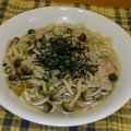 ひろあき☆'s cooksnap of when they made 簡単！シメジ＆ベーコンの和風スープスパ.
