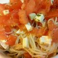 おろくにける's cooksnap of when they made 冷製トマト＆モッツァレラチーズパスタ.