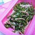 saranpyoru's cooksnap of when they made ＊ルクエdeピーマン＆ベーコン蒸し＊.