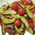 aaaykk55's cooksnap of when they made 牛肉とトマトとキュウリの生姜豆板醤炒め.