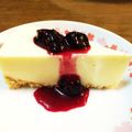 makichu26's cooksnap of when they made 簡単ブルーベリーのレアチーズケーキ.