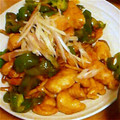 なんだッッ's cooksnap of when they made 鶏肉とピーマンの旨辛味噌オイスター炒め.