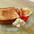 ぶさちこ's cooksnap of when they made 朝食・軽食に☆グリルチーズサンド.