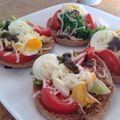 クックPB5WVW☆'s cooksnap of when they made トマト×ブロッコリーの和カレートースト.