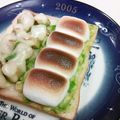 龍青空ママ's cooksnap of when they made アボカド☆マシュマロトースト.